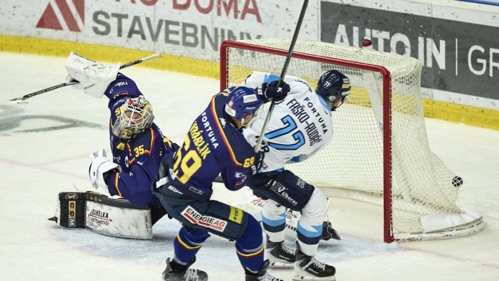 Gól Martina Faška-Rudáše, foto: www.hcbilitygri.cz